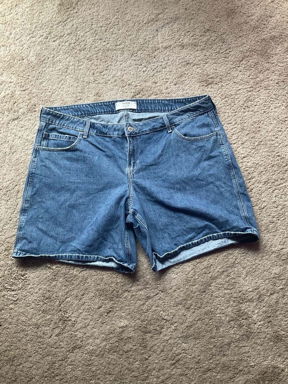Hollister Medium Blue Denim Jean Shorts